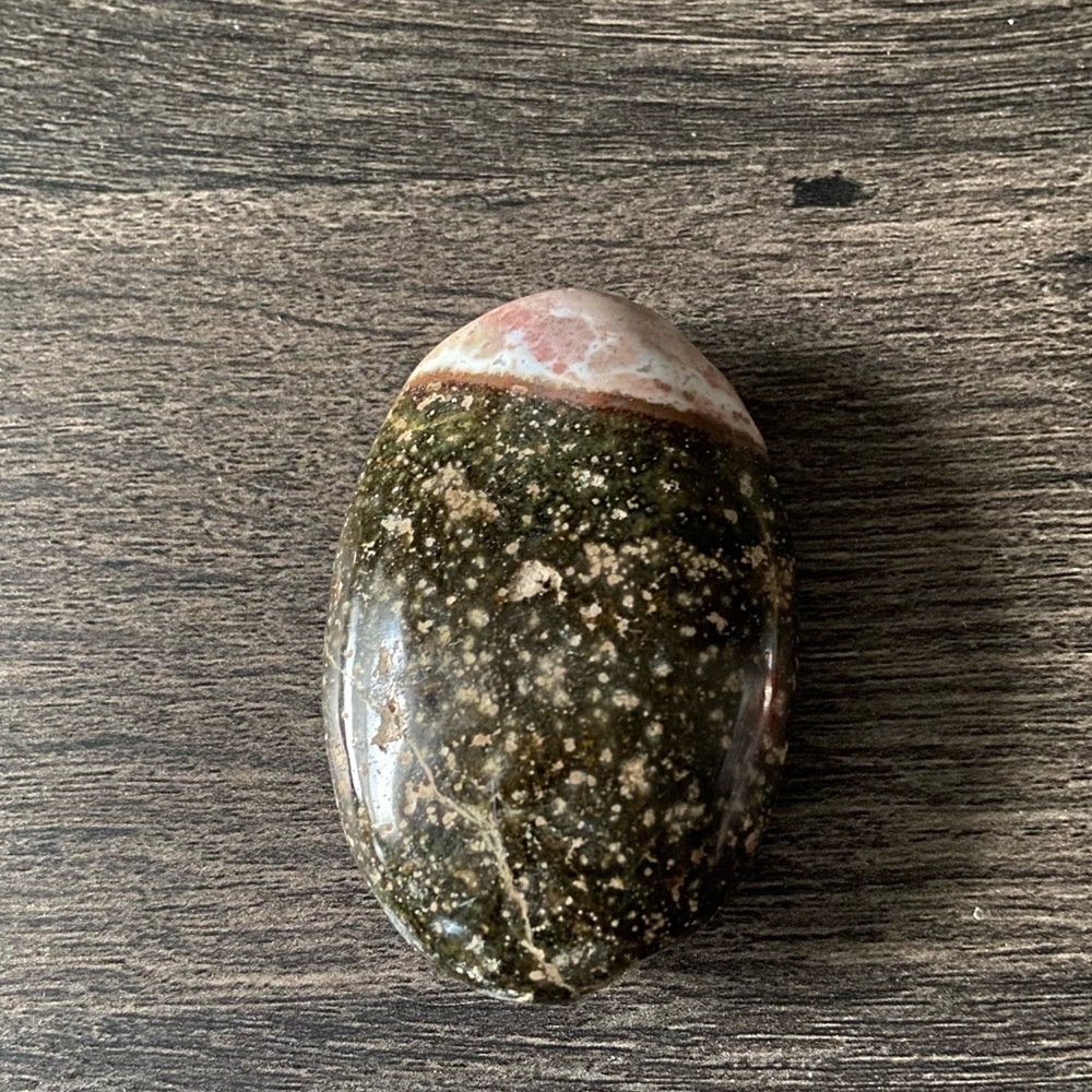 Ocean Jasper Crystal Palmstone